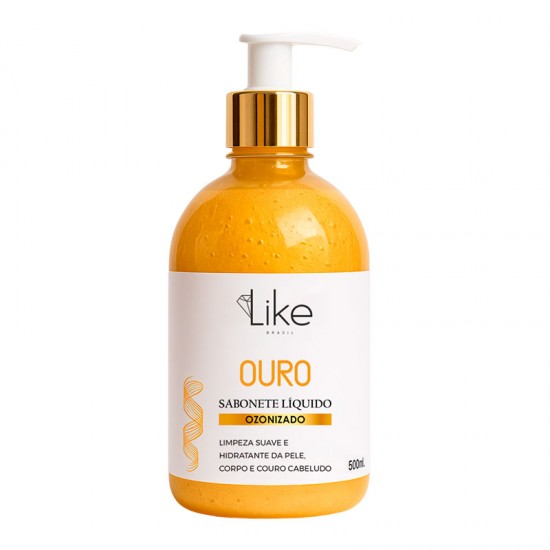 Sabonete Líquido Ozonizado Like Ouro - 500ml