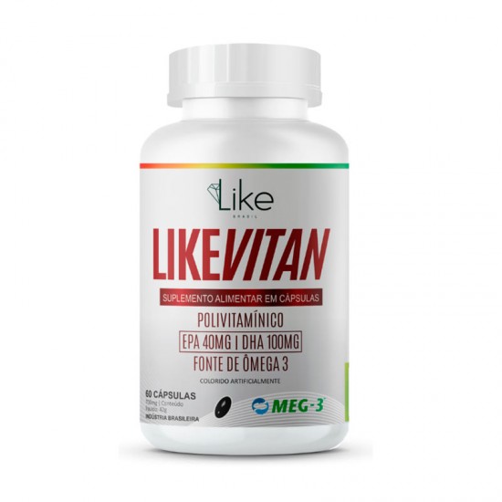 Likevitan Suplemento Alimentar Like - 60un